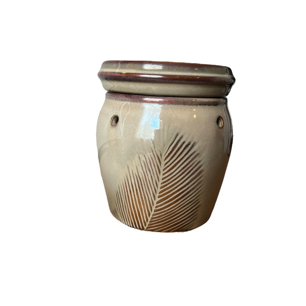 Scentsy Quill Mid-size Warmer Discontinued/Rare home wax warmer rustic look